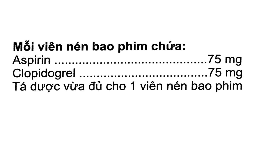 Clopalvix Plus ngừa xơ vữa động mạch, phòng ngừa huyết khối (3 vỉ x 10 viên) - 4