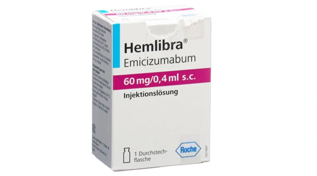 Thuốc tiêm Hemlibra 60mg/0,4ml trị dự phòng chảy máu ở bệnh tan máu (1 hộp x 1 chai) - 