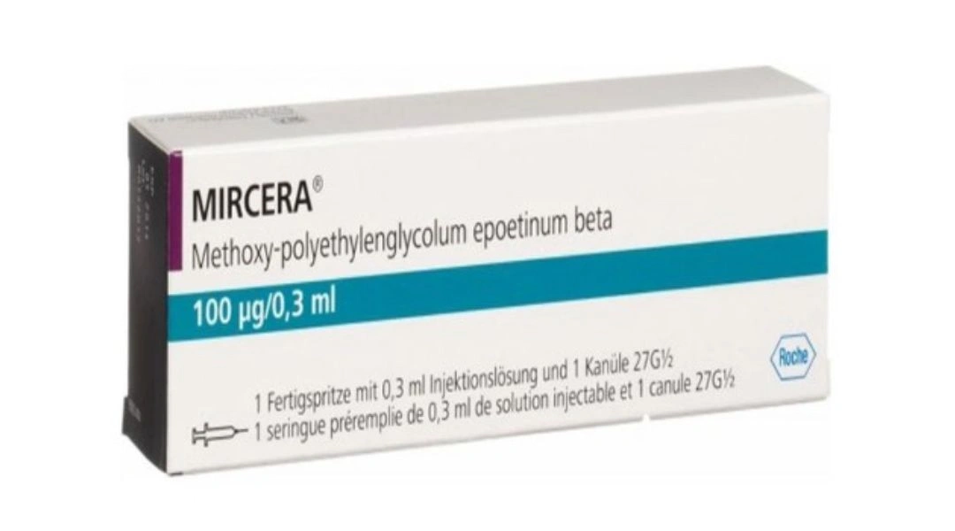 Dung dịch tiêm Mircera 100μg/0,3ml trị thiếu máu do bệnh thận mạn tính bơm tiêm 0.3ml - 