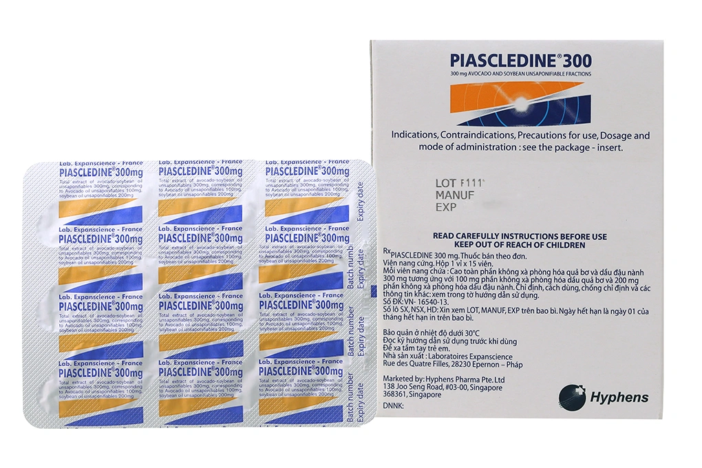 Piascledine 300 trị thoái hóa xương khớp (1 vỉ x 15 viên) - 11