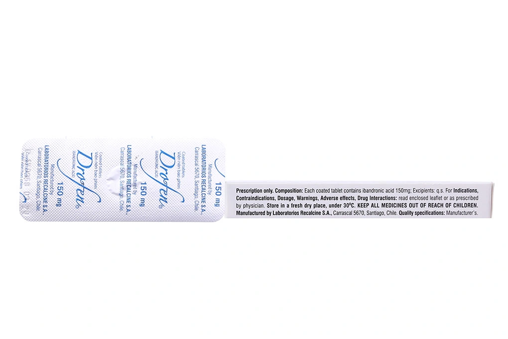 Drofen 150mg trị loãng xương (1 vỉ x 1 viên) - 2