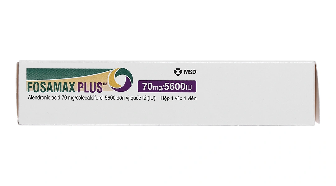 Fosamax Plus 70mg/5600IU trị loãng xương (1 vỉ x 4 viên) - 4