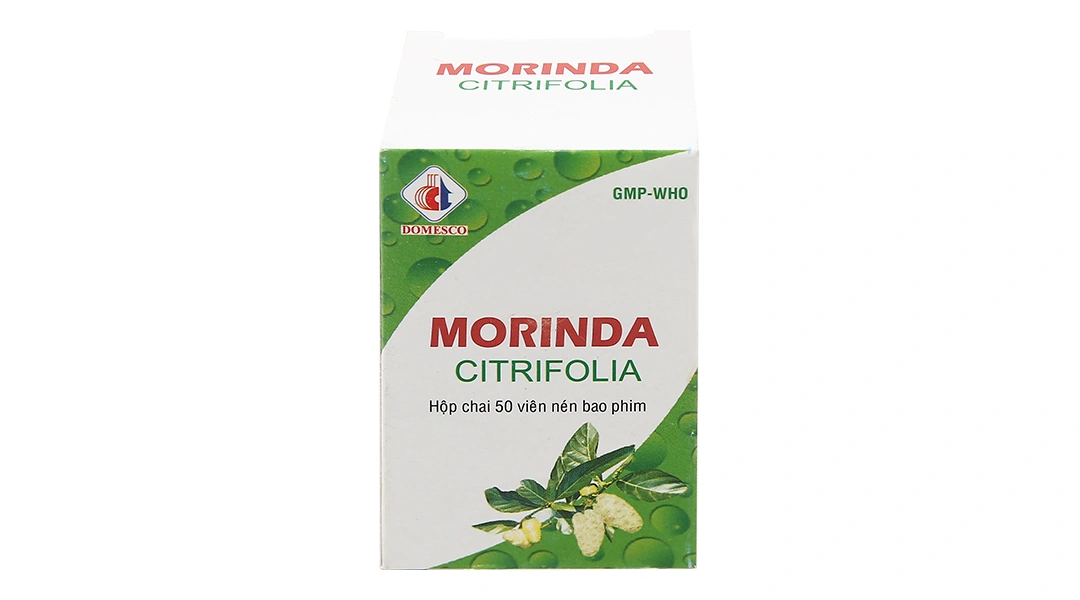 Morinda Citrifolia 100mg trị đau nhức, sưng khớp lọ 50 viên - 1