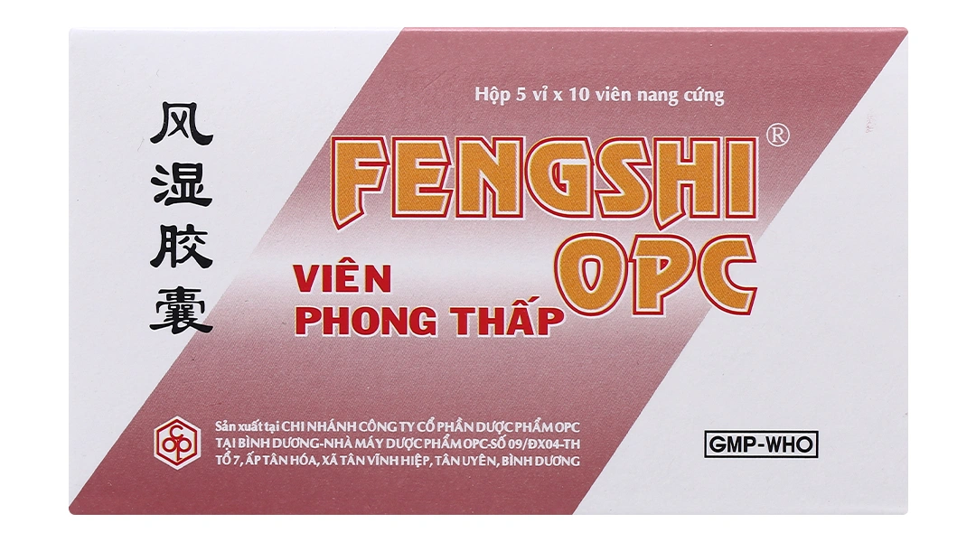 Viên Phong Thấp Fengshi OPC trị đau dây thần kinh, đau khớp (5 vỉ x 10 viên) - 2