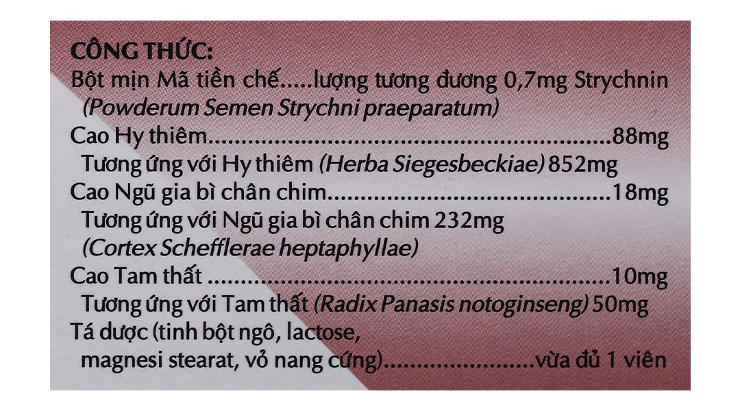 Viên Phong Thấp Fengshi OPC trị đau dây thần kinh, đau khớp (5 vỉ x 10 viên) - 5