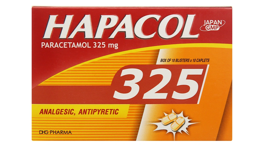 Hapacol 325 giảm đau, hạ sốt (10 vỉ x 10 viên) - 2
