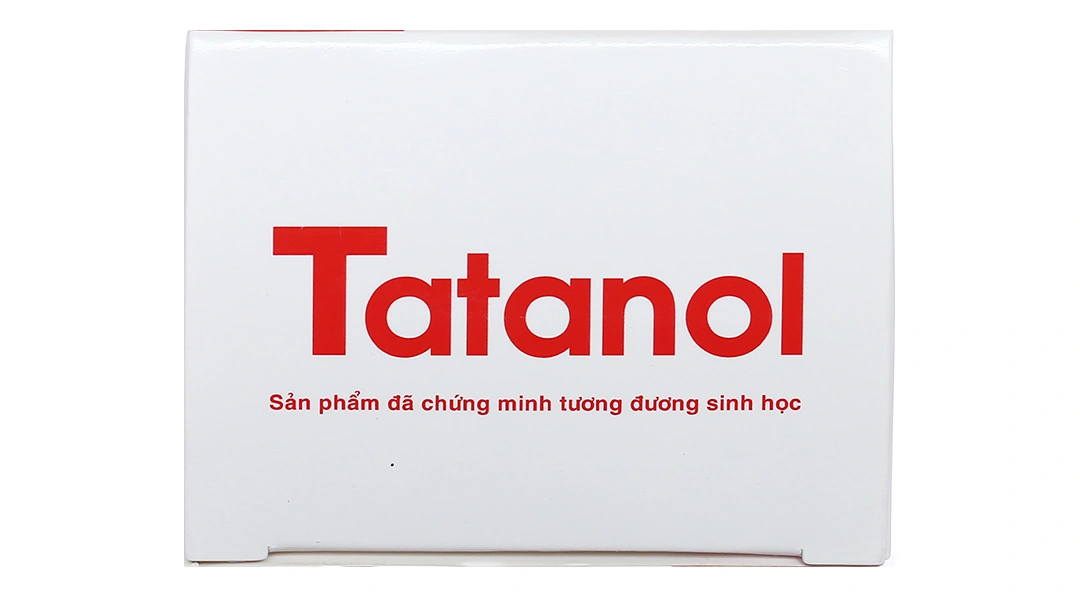 Tatanol 500mg giảm đau, hạ sốt (10 vỉ x 10 viên) - 5