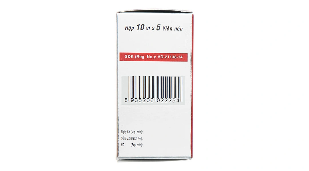 Hapacol 650 giảm đau, hạ sốt (10 vỉ x 5 viên) - 3