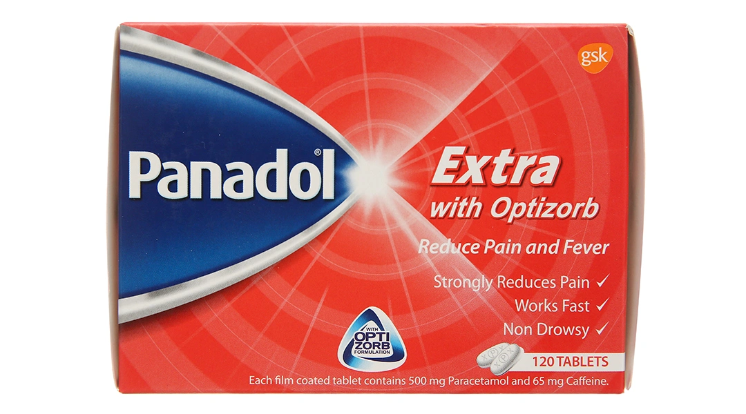 Panadol Extra With Optizorb giảm đau, hạ sốt (12 vỉ x 10 viên) - 1