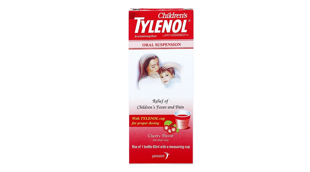 Hỗn dịch uống Children's Tylenol 80mg/2.5ml giảm đau, hạ sốt chai 60ml - 1