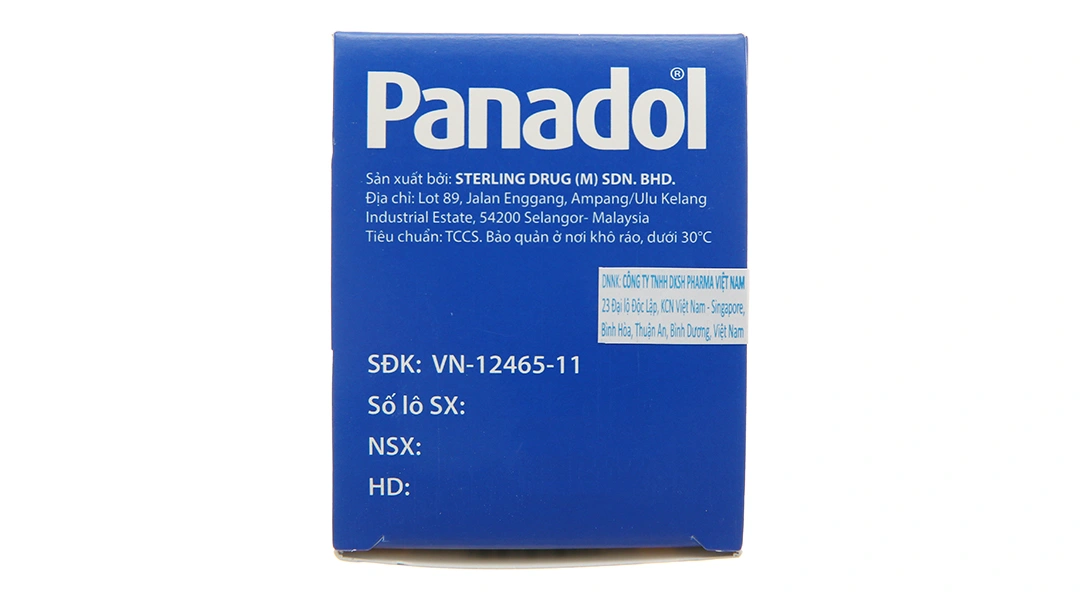 Panadol 500mg giảm đau, hạ sốt (10 vỉ x 12 viên) - 3