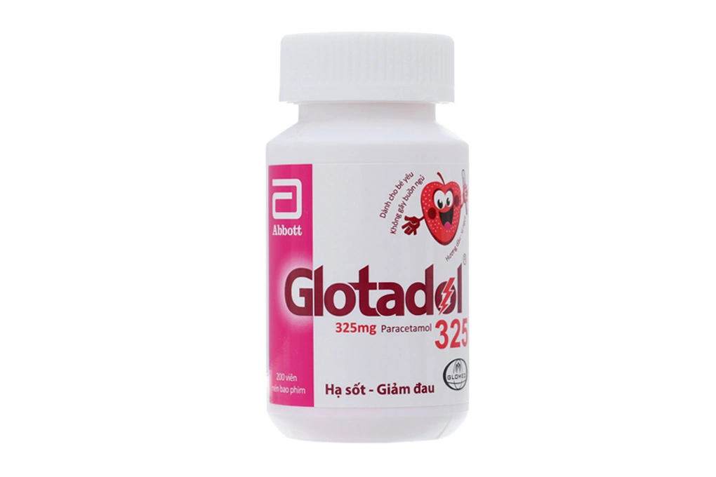 Glotadol 325mg giảm đau, hạ sốt lọ 200 viên - 1