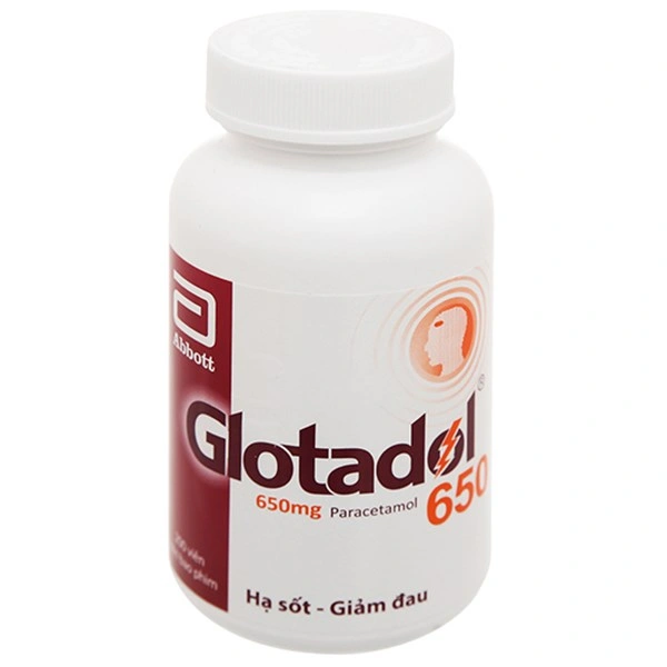 Glotadol 650 hạ sốt, giảm đau từ nhẹ đến vừa