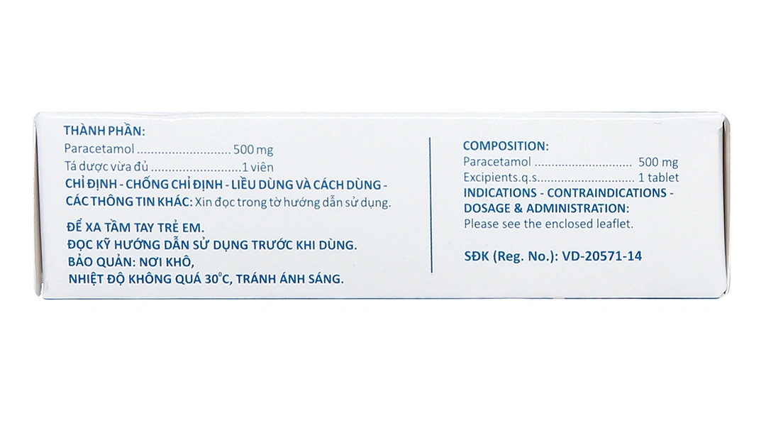 Hapacol Sủi 500mg giảm đau, hạ sốt (4 vỉ x 4 viên) - 2