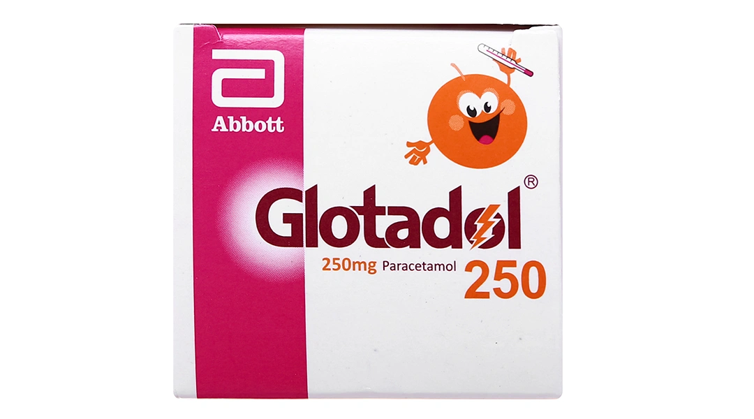 Bột pha hỗn dịch uống Glotadol 250 giảm đau, hạ sốt do cảm cúm (20 gói x 2.5g) - 4