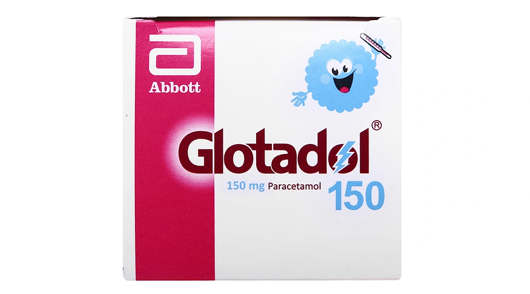 Bột pha hỗn dịch uống Glotadol 150 giảm đau, hạ sốt (20 gói x 2g) - 4
