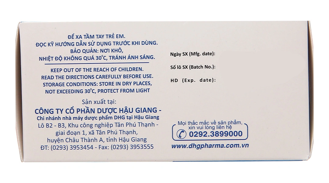 Hapacol Blue 500mg giảm đau, hạ sốt (10 vỉ x 10 viên) - 3