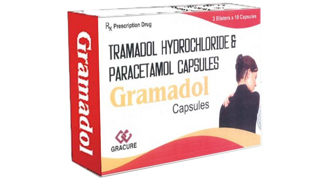 Gramadol Capsules trị cơn đau trung bình đến nặng (3 vỉ x 10 viên) - 