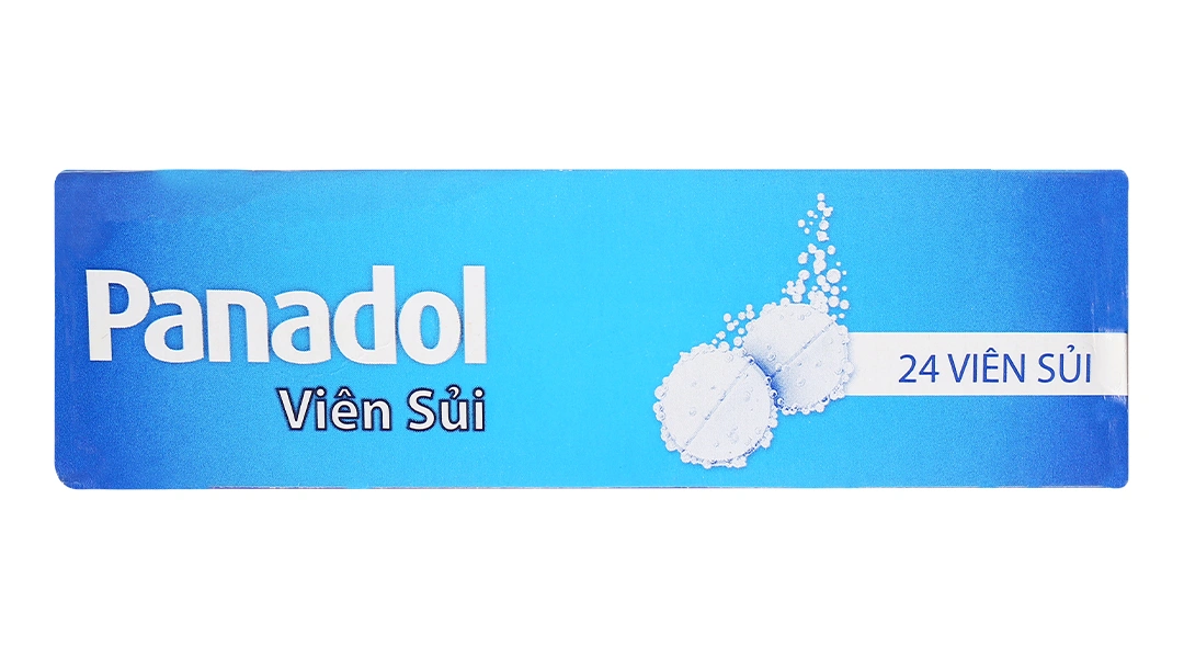 Viên sủi Panadol 500mg giảm đau, hạ sốt (6 vỉ x 4 viên) - 2