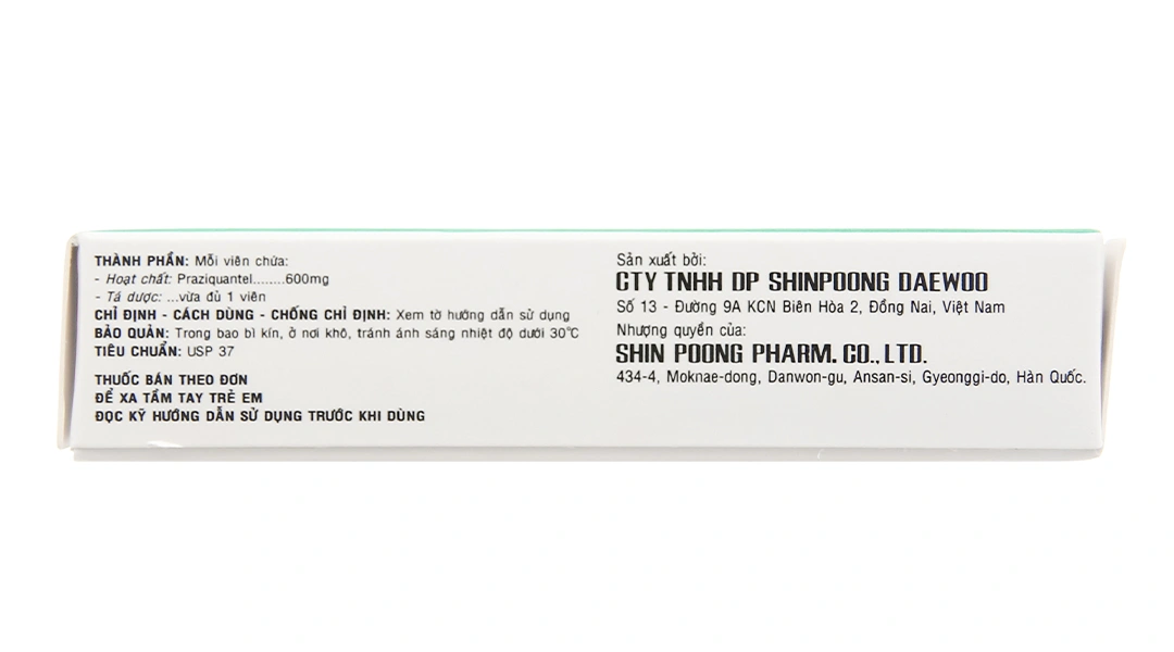 Distocide 600mg trị giun sán (1 vỉ x 4 viên) - 2