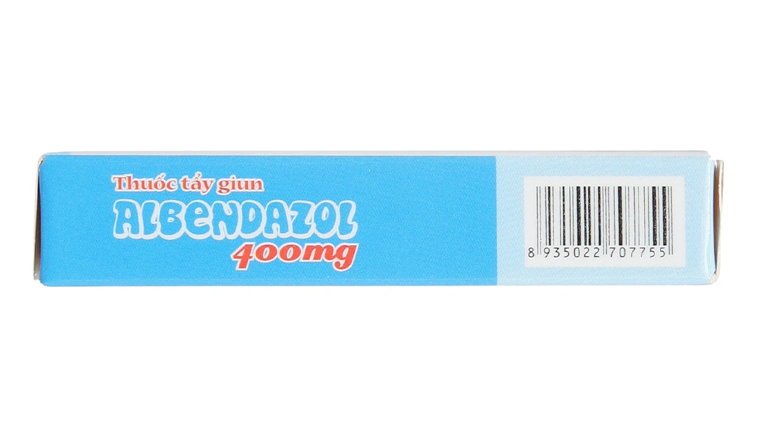 Viên nhai Albendazol Hataphar 400mg trị giun sán (1 vỉ x 1 viên) - 15