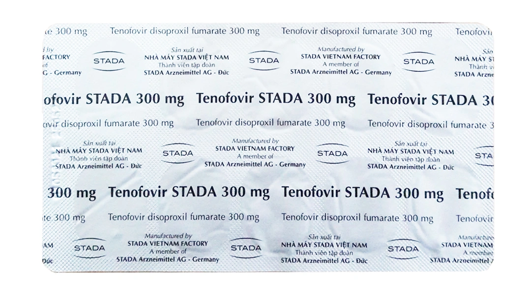 Tenofovir Stada 300mg thuốc kháng virus, trị viêm gan B (3 vỉ x 10 viên) - 1