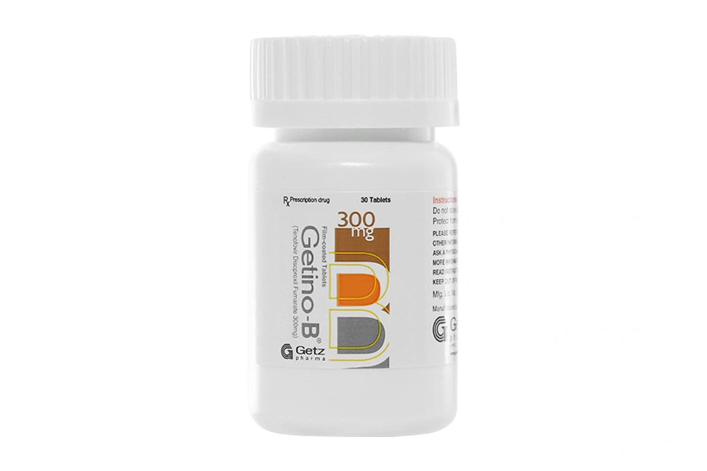 Getino-B 300mg thuốc kháng virus, trị viêm gan B lọ 30 viên - 3