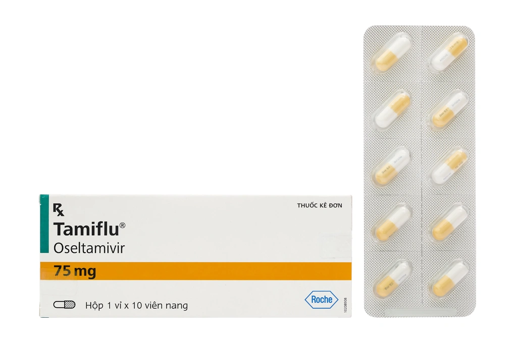 Tamiflu 75mg phòng và trị cúm do virus (1 vỉ x 10 viên) - 