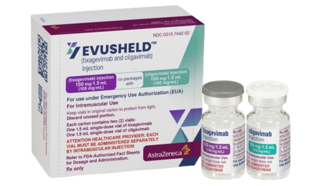 Dung dịch tiêm Evusheld 150mg/1.5ml dự phòng và điều trị Covid-19 (2 chai x 1.5ml) - 