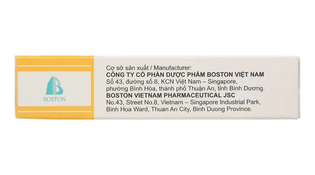 Ambroxol Boston 30mg tiêu nhầy, trị bệnh đường hô hấp (3 vỉ x 10 viên) - 2