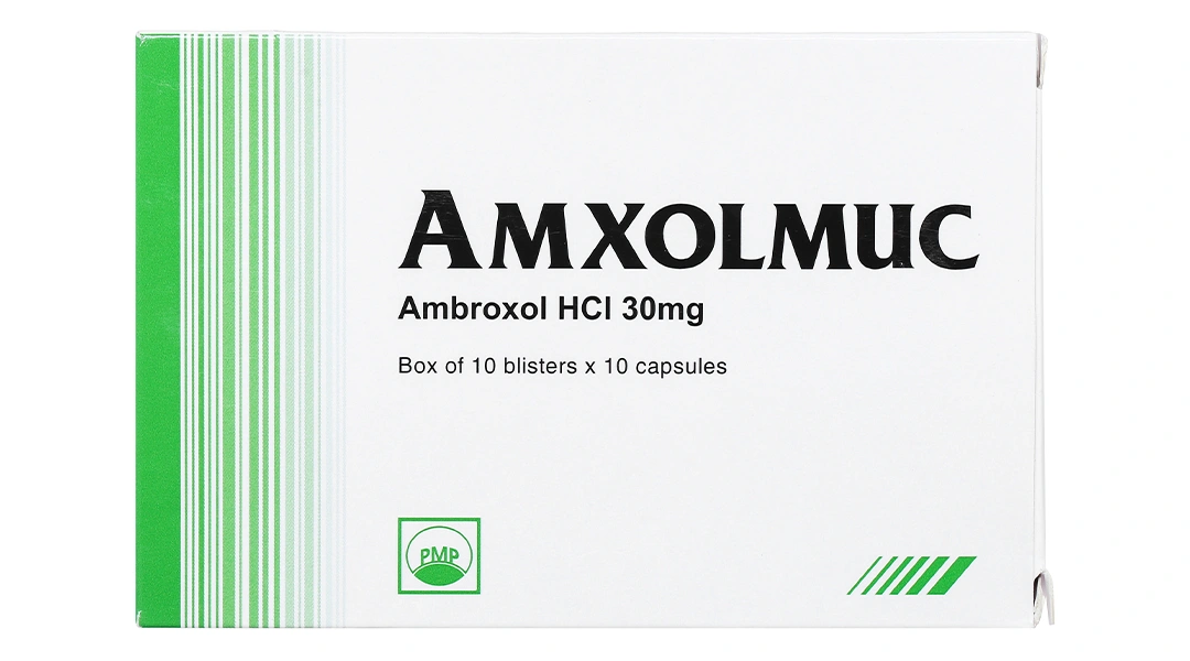 Amxolmuc 30mg trị bệnh cấp, mạn tính ở đường hô hấp (10 vỉ x 10 viên) - 2