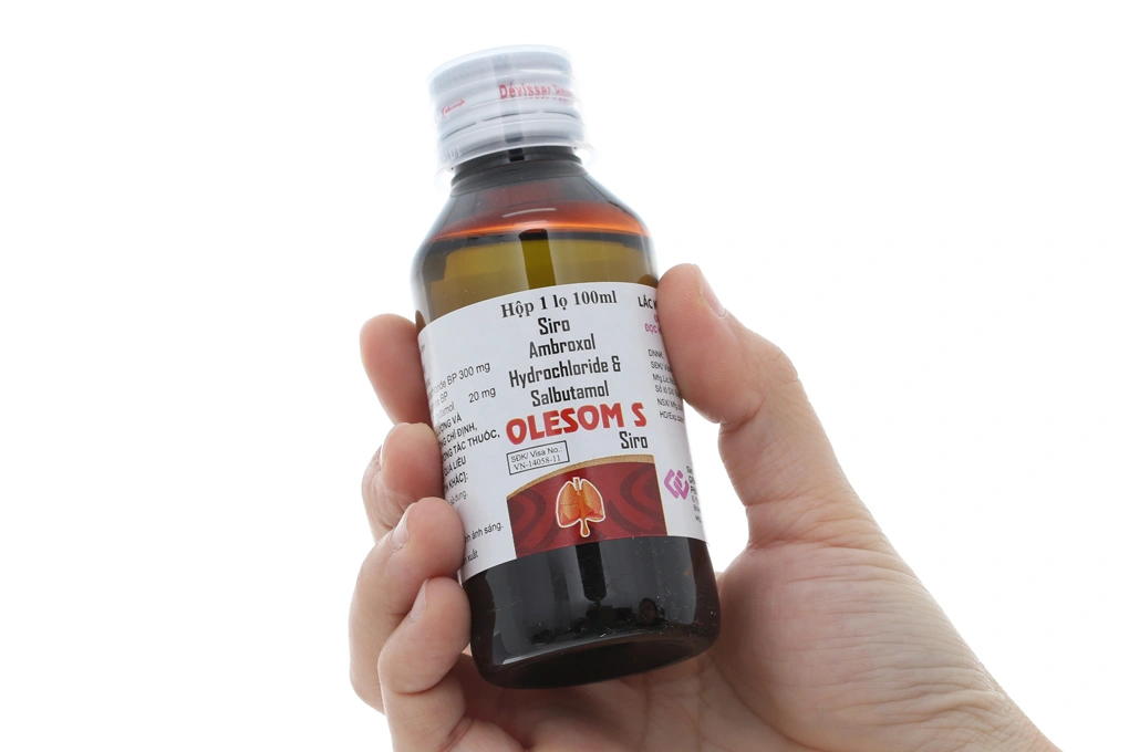 Siro Olesom S trị ho, tan đàm trong bệnh lý hô hấp lọ 100ml - 3