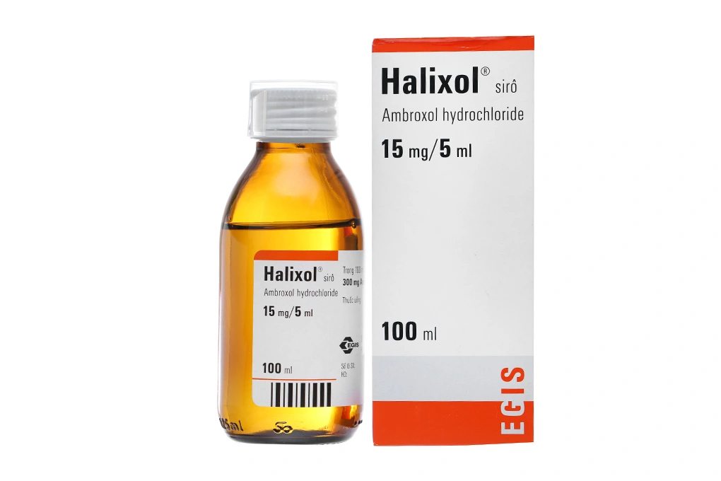 Siro Halixol 15mg/5ml điều trị bệnh đường hô hấp chai 100ml - 1