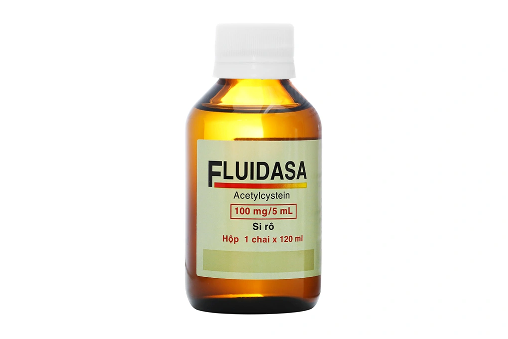 Siro Fluidasa 100mg/5ml dùng trong nhiễm khuẩn hô hấp chai 120ml - 4