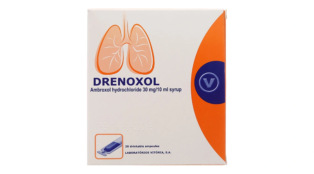 Siro Drenoxol 30mg/10ml trị rối loạn tiết dịch hô hấp (20 ống x 10ml) - 2