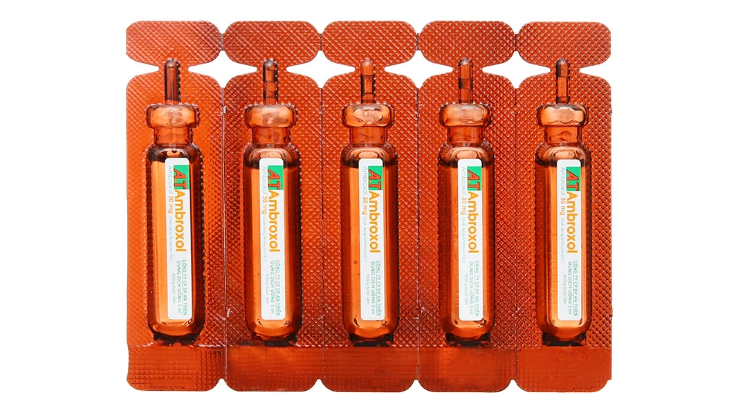 Dung dịch uống A.T Ambroxol tan đàm trong bệnh lý hô hấp (30 ống x 5ml) - 10