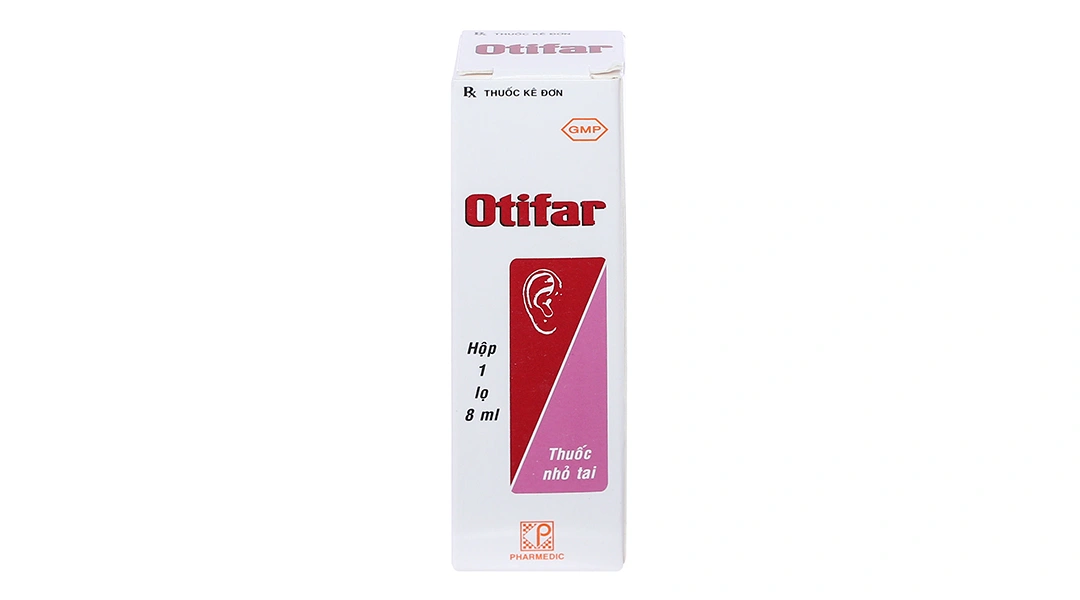 Thuốc nhỏ tai Otifar trị nhiễm khuẩn tai lọ 8ml - 1