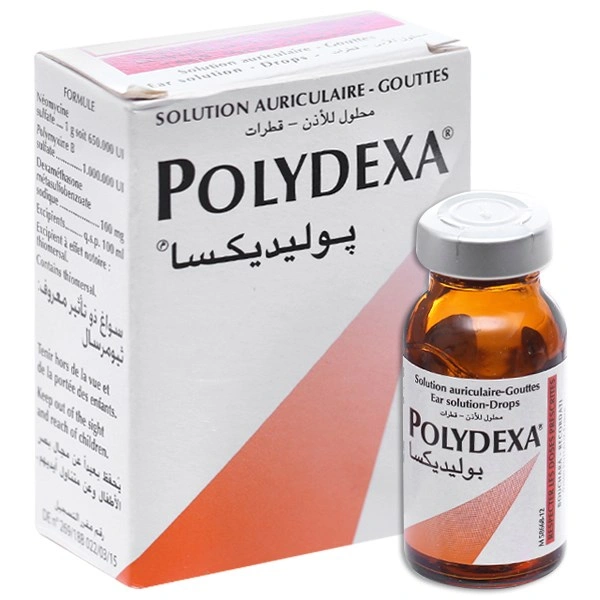 Dung dịch nhỏ tai Polydexa trị viêm tai