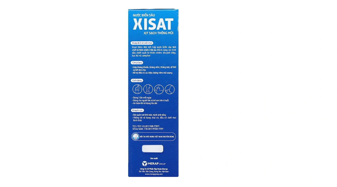 Dung dịch xịt mũi Xisat hỗ trợ giảm viêm xoang chai 75ml - 4