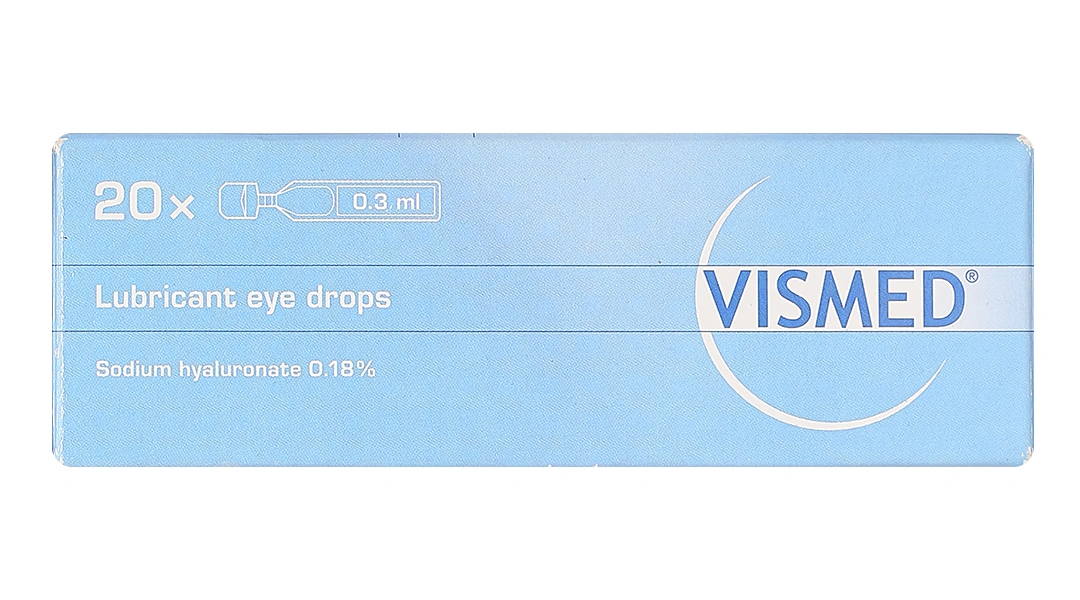 Dung dịch nhỏ mắt Vismed 0.18% bôi trơn mắt, giảm khô mắt (20 ống x 0.3ml) - 5