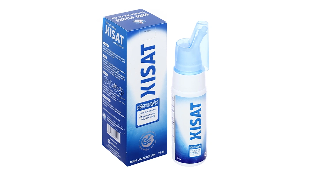 Dung dịch xịt mũi Xisat Hằng Ngày giúp sát khuẩn, kháng viêm chai 75ml - 1