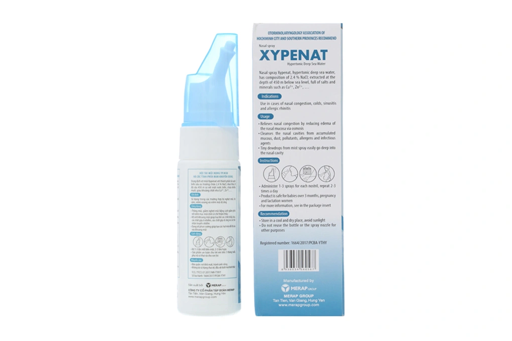 Xịt mũi Xypenat giảm nghẹt mũi chai 75ml - 1