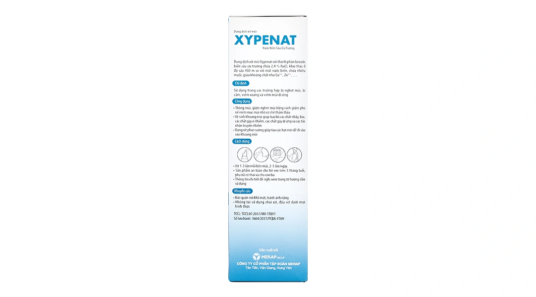 Xịt mũi Xypenat giảm nghẹt mũi chai 75ml - 4