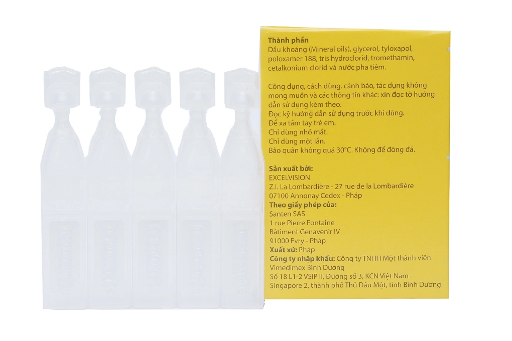 Nhũ tương nhỏ mắt Cationorm dưỡng ẩm, bôi trơn mắt (30 ống x 0.4ml) - 1
