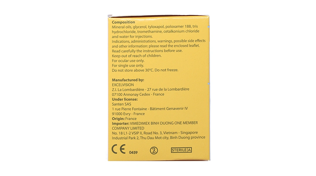 Nhũ tương nhỏ mắt Cationorm dưỡng ẩm, bôi trơn mắt (30 ống x 0.4ml) - 3