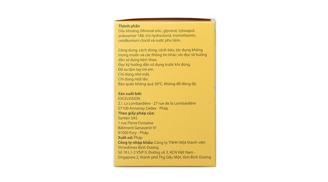 Nhũ tương nhỏ mắt Cationorm dưỡng ẩm, bôi trơn mắt (30 ống x 0.4ml) - 4