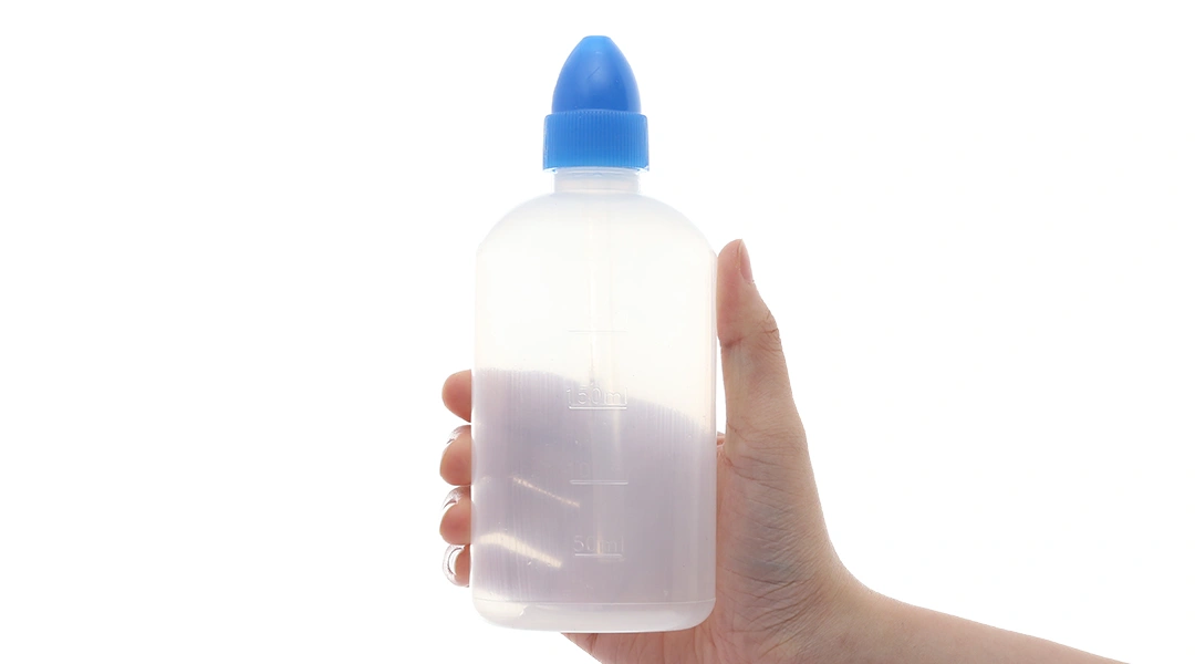 Bộ dụng cụ vệ sinh mũi Ích Nhân làm sạch khoang mũi, họng (1 bình 240ml + 30 viên) - 4