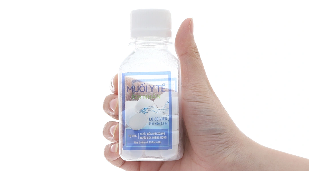Bộ dụng cụ vệ sinh mũi Ích Nhân làm sạch khoang mũi, họng (1 bình 240ml + 30 viên) - 5