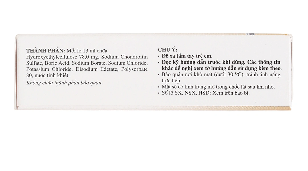 Dung dịch nhỏ mắt V.Rohto Dryeye bổ sung nước mắt nhân tạo chai 13ml - 2