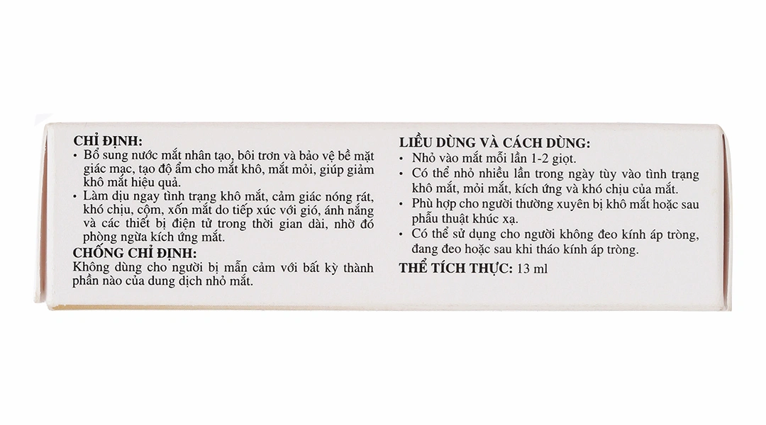 Dung dịch nhỏ mắt V.Rohto Dryeye bổ sung nước mắt nhân tạo chai 13ml - 3